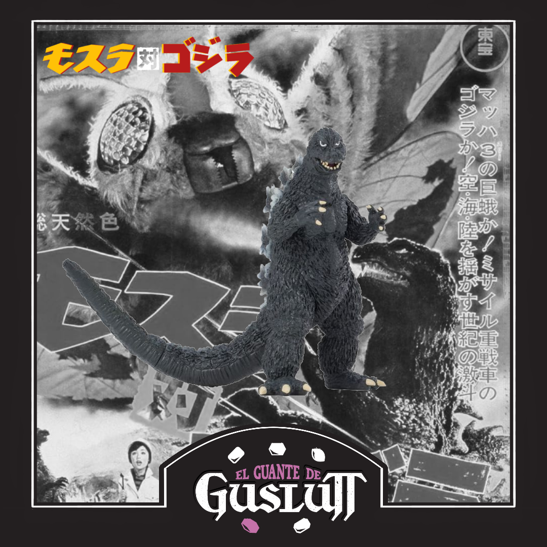 Figura Gashapon Godzilla vs Mothra (1964)