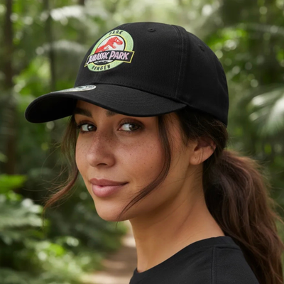 Gorra Jurassic Park Logo Park Ranger Negra