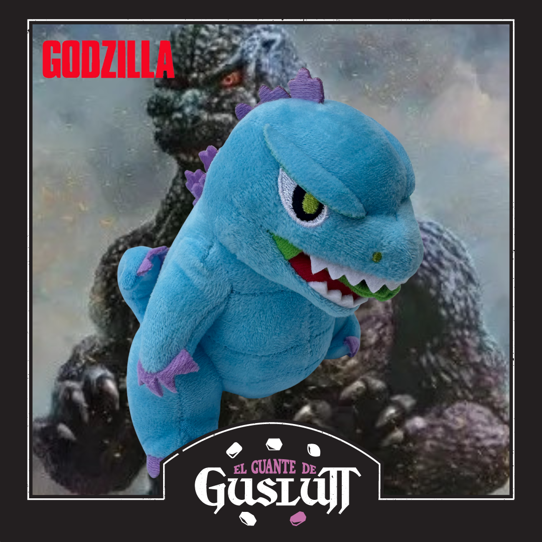 Peluche Godzilla Azul Turquesa – El Guante de Guslutt