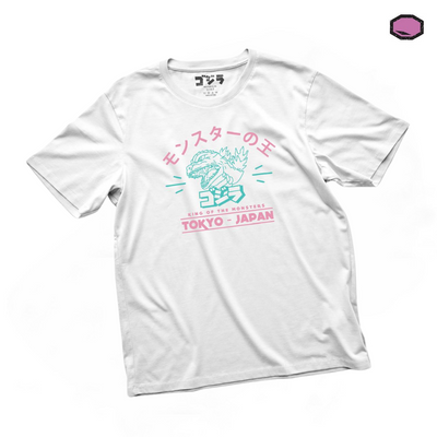 Playera Godzilla Millenium Blanca