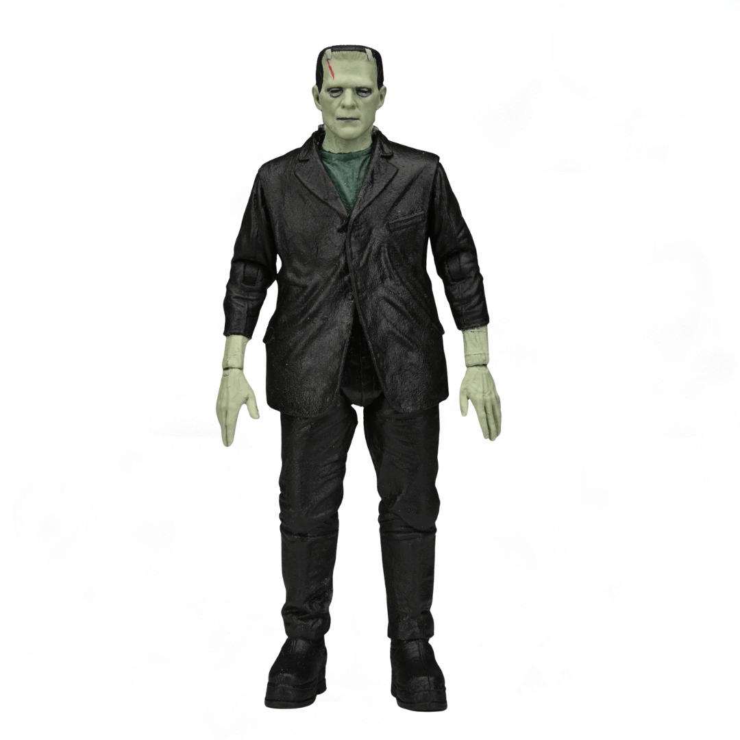 Figura NECA Universal Monsters Frankenstein con efecto de brillo en la oscuridad