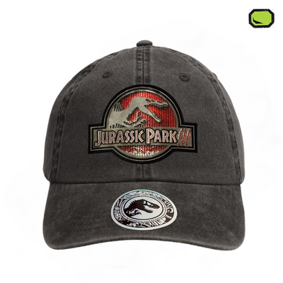 Gorra Jurassic Park III Logo Clásico Tipo Deslavada
