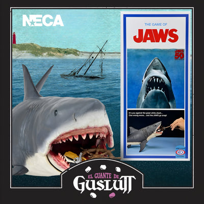 Set de Figura y Accesorios NECA The Game of Jaws Edición 50 Aniversario
