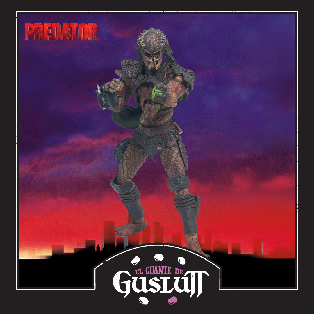 Figura Mcfarlane Toys City Hunter Predator Edición Battle Damage