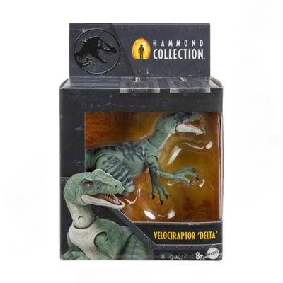 Figura Jurassic World Hammond Collection Velociraptor Delta