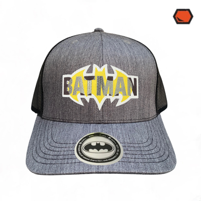 Gorra DC Comics Batman Gris/Negra Tipo Trucker Premium