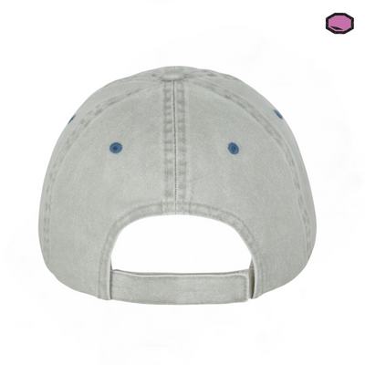 Gorra Back to the Future Placa Outatime 35 Aniversario Beige/Azul Tipo Deslavada