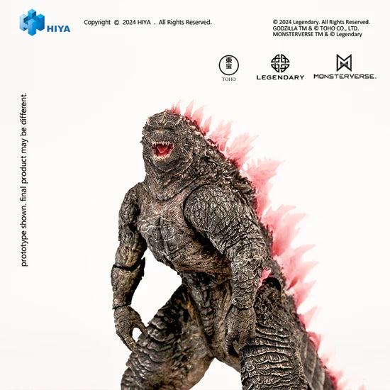 Figura Hiya Toys Godzilla X Kong The New Empire Evolved Godzilla Versión 2024 Escala 1/10
