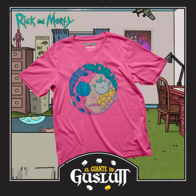 Playera Rick and Morty Biopunk Morty Rosa