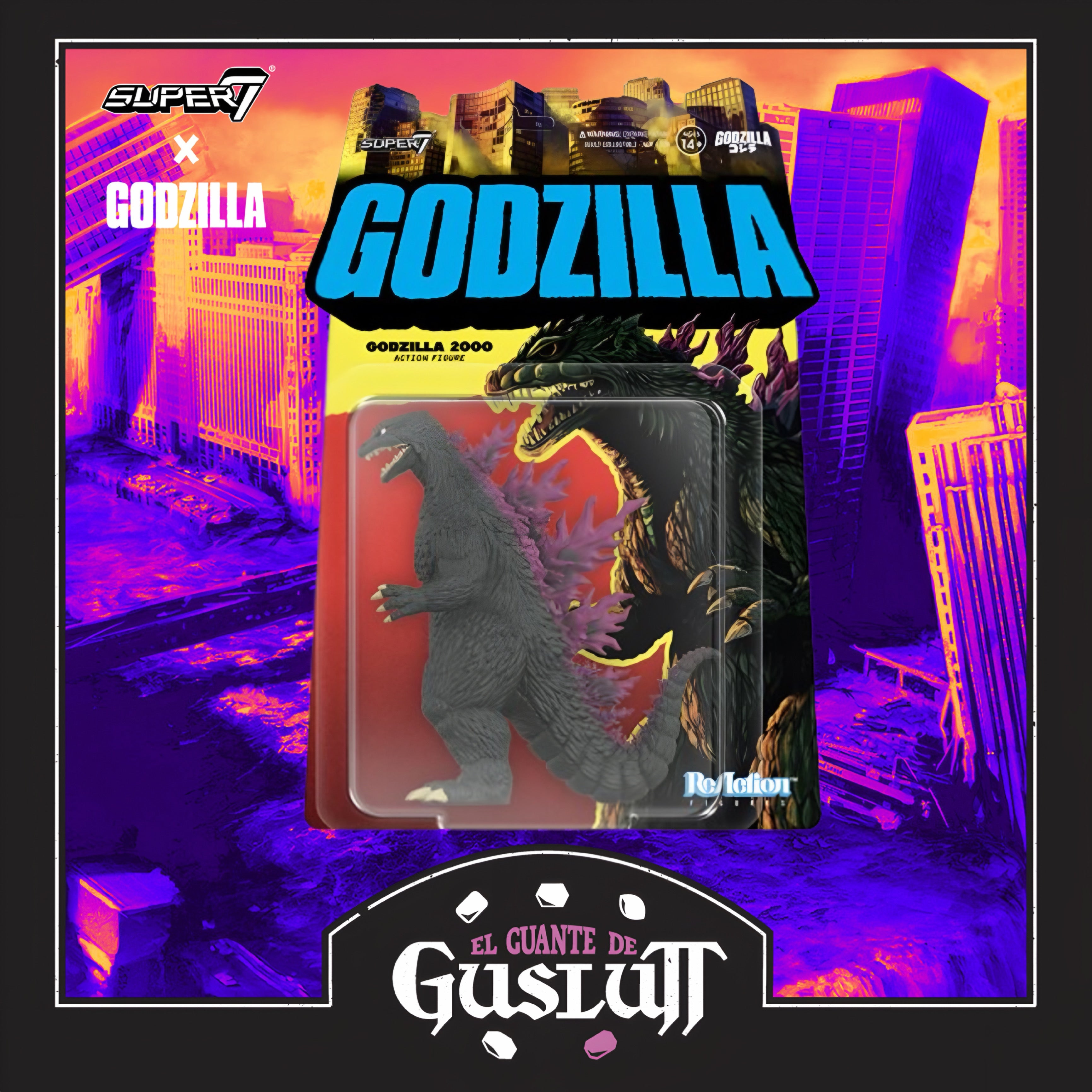 Figura Super 7 Godzilla 2000 Escala 1/18