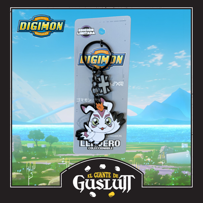 Llavero Digimon Gomamon Metálico Edición Limitada