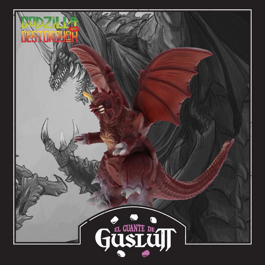 Figura de Vinilo Suave Bandai Namco Godzilla Movie Monster Series Destoroyah (1995) Escala 1:10