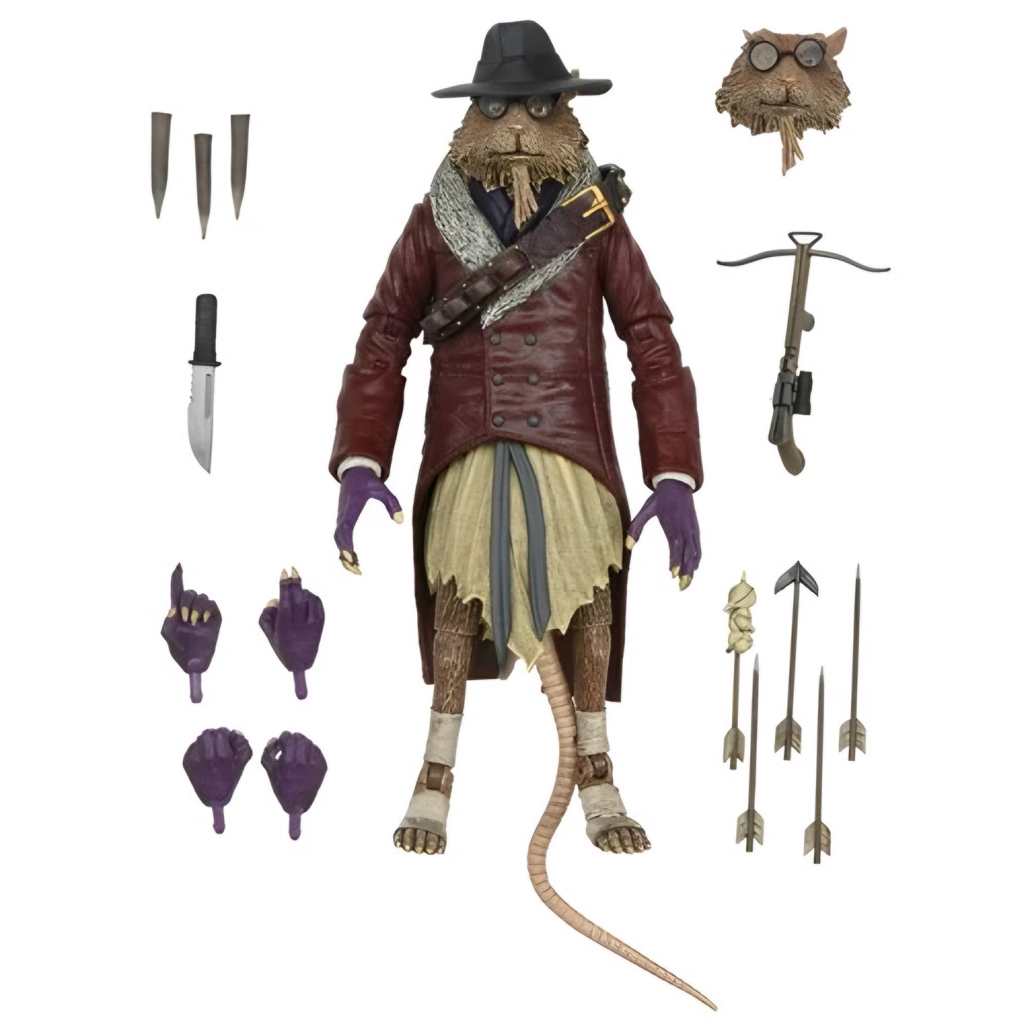 Figura NECA TMNT Splinter as Van Helsing Versión Ultimate