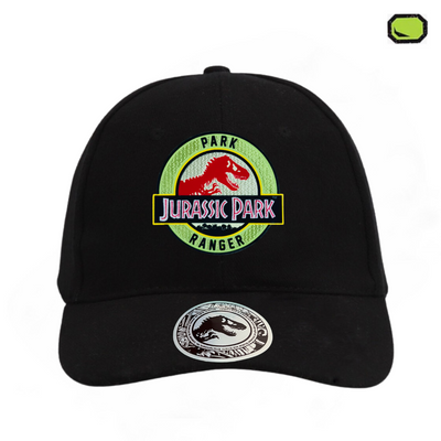 Gorra Jurassic Park Logo Park Ranger Negra