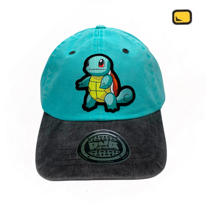 Gorra Pokémon “Squirtle” Menta-Gris Vintage