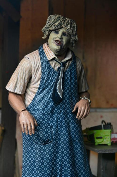 Figura NECA The Texas Chainsaw Massacre Leatherface Edición 50 Aniversario Versión Ultimate