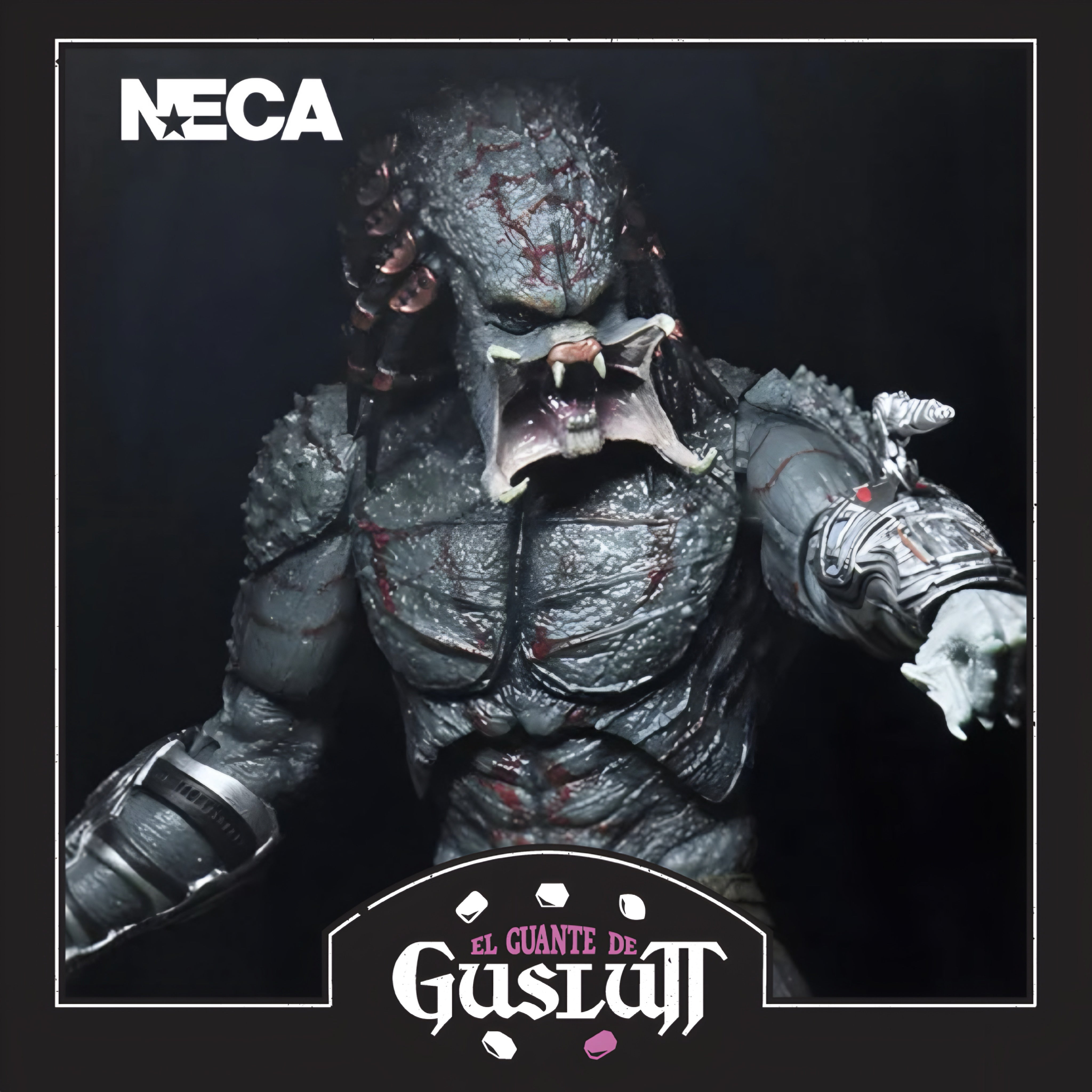 Figura NECA Armored Assassin Predator Versión Deluxe