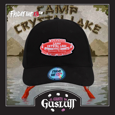 Gorra Friday the 13th Camp Crystal Lake Negra