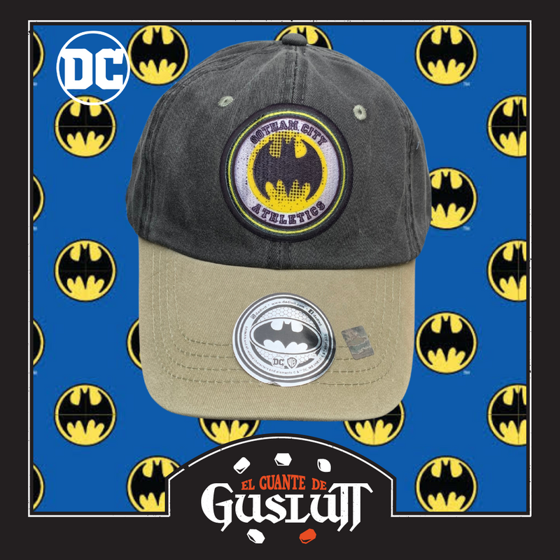 Gorra Batman “Gotham City Team” Gris-Beige Vintage