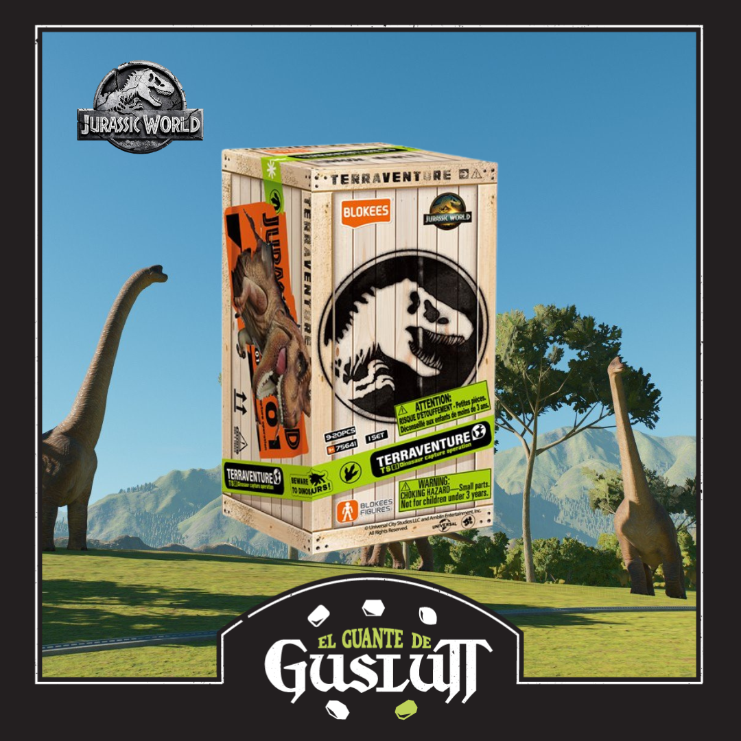 Mini Figura Jurassic World Blokees (Figura al azar)