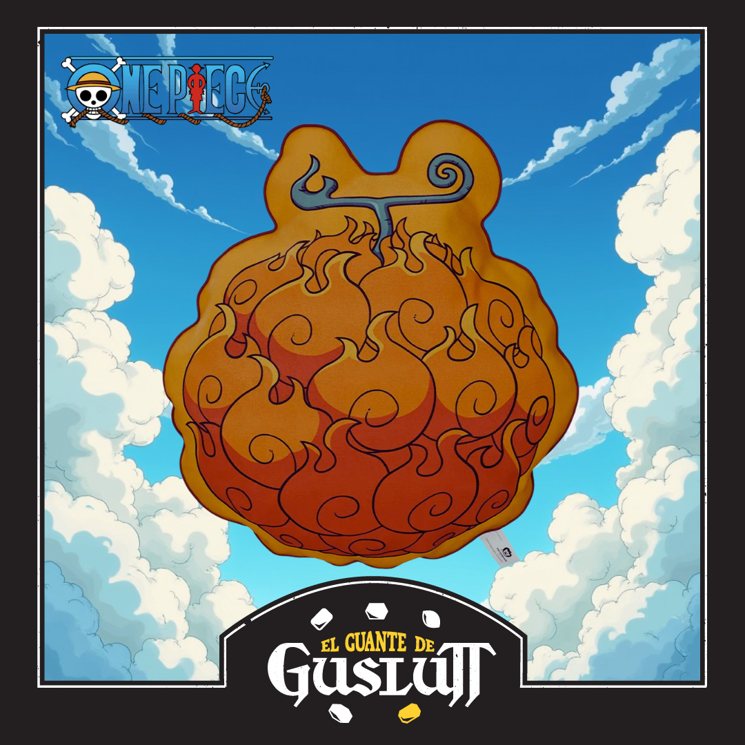 Cojín Decorativo One Piece Mera Mera Fruta del Diablo Edición Limitada