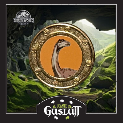 Moneda Conmemorativa Jurassic World Versión Gallimimus Edición Limitada