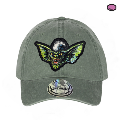Gorra Gremlins Stripe Verde Tipo Deslavada