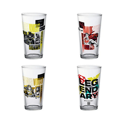 Set de Vasos DC Comics Justice League Edición Especial