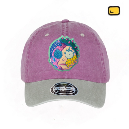 Gorra Rick and Morty “Biopunk Morty” Uva-Beige Vintage