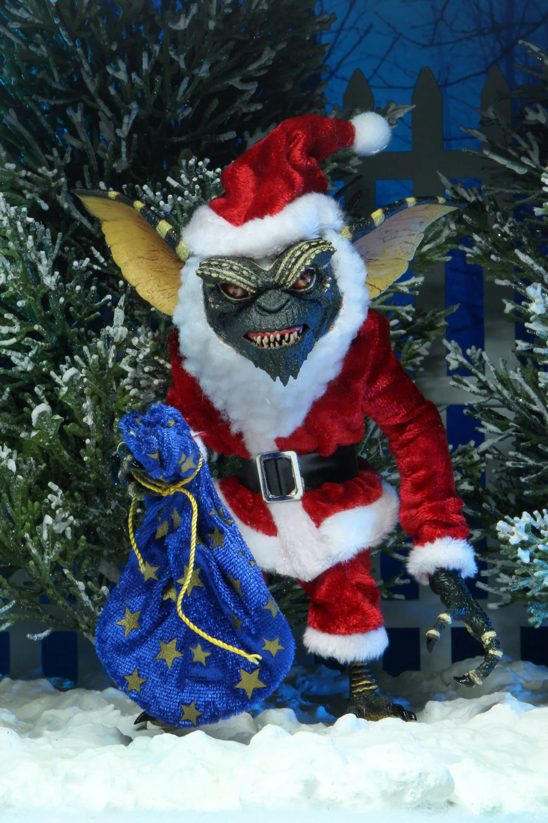 Set de Figuras NECA Santa Stripe & Gizmo Versión Ultimate