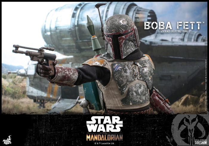 Figura Hot Toys Star Wars The Mandalorian Boba Fett Escala 1/6