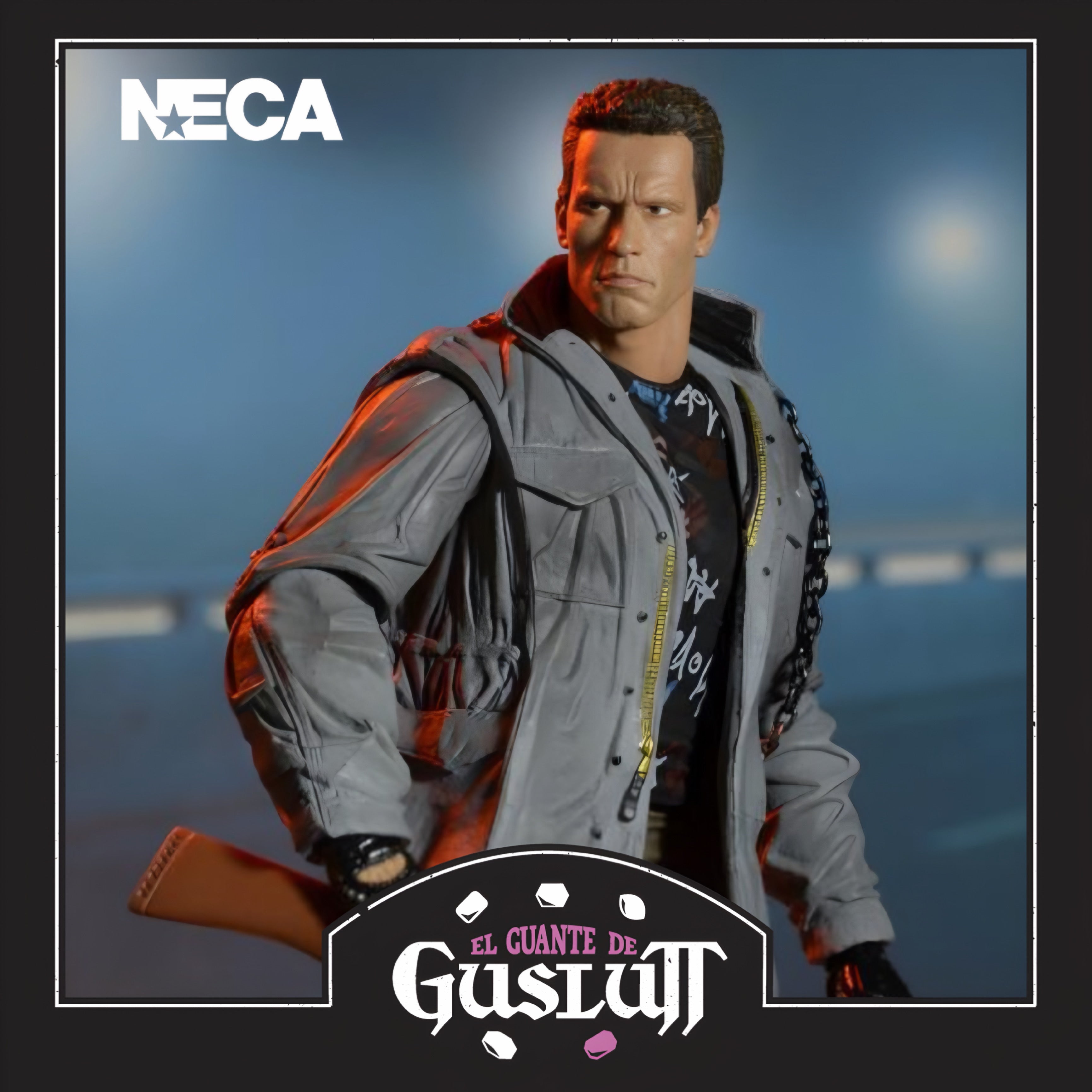 Figura NECA The Terminator T-800 (Tech Noir) Versión Ultimate