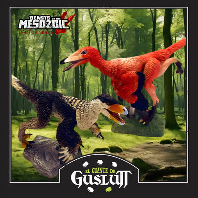 Set de Figuras Beasts of the Mesozoic Western Buitreraptor Gonzalezorum & Stenonychosaurus Inequalis Escala 1/6