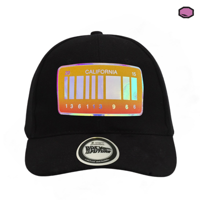 Gorra Back to the Future Delorean 2015 License Plate Negra