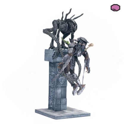 Set de Figuras Mcfarlane Toys Diorama Estatua Alien vs Predator