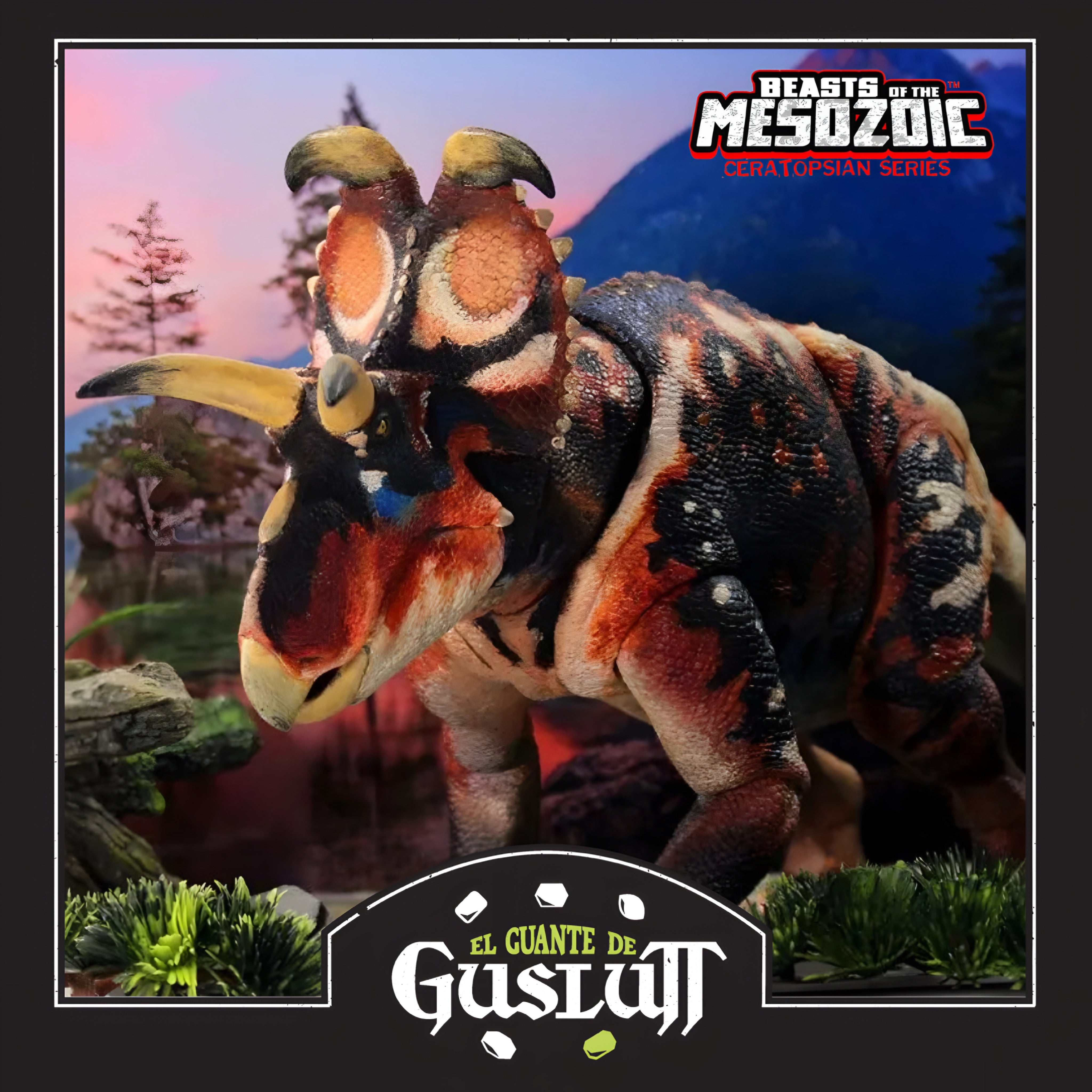Figura Beasts of the Mesozoic Albertaceratops Nesmoi Escala 1/18