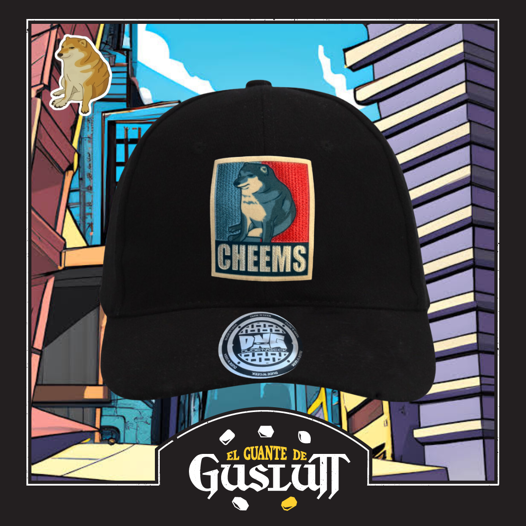Gorra Cheems Meme Negra
