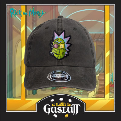 Gorra Rick and Morty Mutant Rick Gris Tipo Deslavada