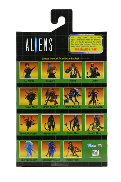 Figura NECA Aliens Tributo Kenner Night Cougar Alien Versión Ultimate