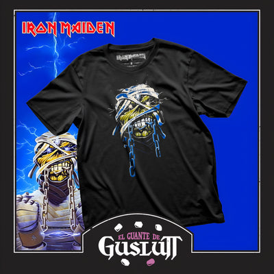 Playera Iron Maiden Powerslave Eddie Negra