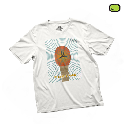 Playera Jurassic Park Mosquito Blanca