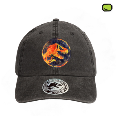Gorra Jurassic World Logo Lava Tipo Deslavada