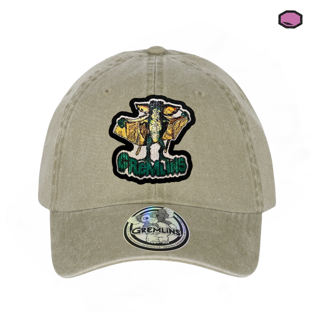 Gorra Gremlins Flasher Gremlin Beige Tipo Deslavada