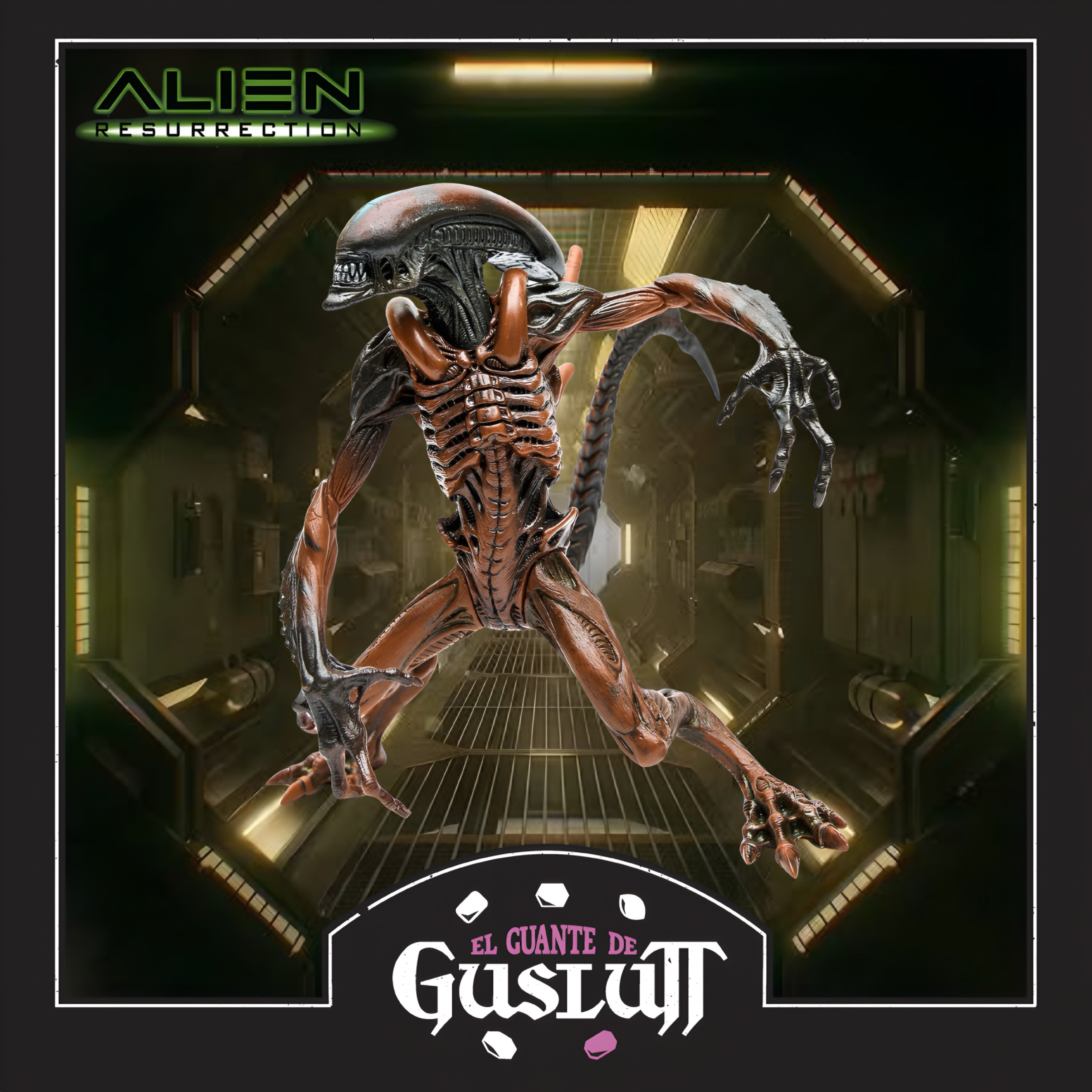 Figura Loose Retro Alien Resurrection Xenomorph Warrior