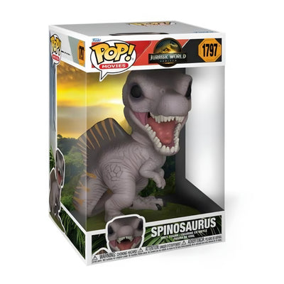 Figura Funko Pop Jurassic World Rebirth Spinosaurus Edición Deluxe 10 Pulgadas