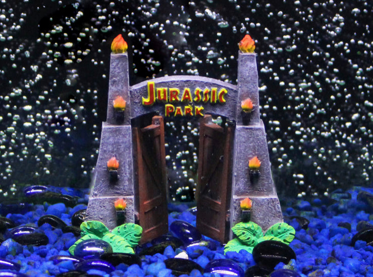 Jurassic Park Aquarium Decor