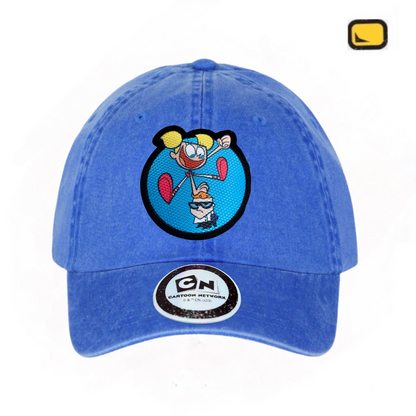Gorra Cartoon Network Dexter’s Laboratory “Dexter & Dee-Dee” Azul Royal Vintage