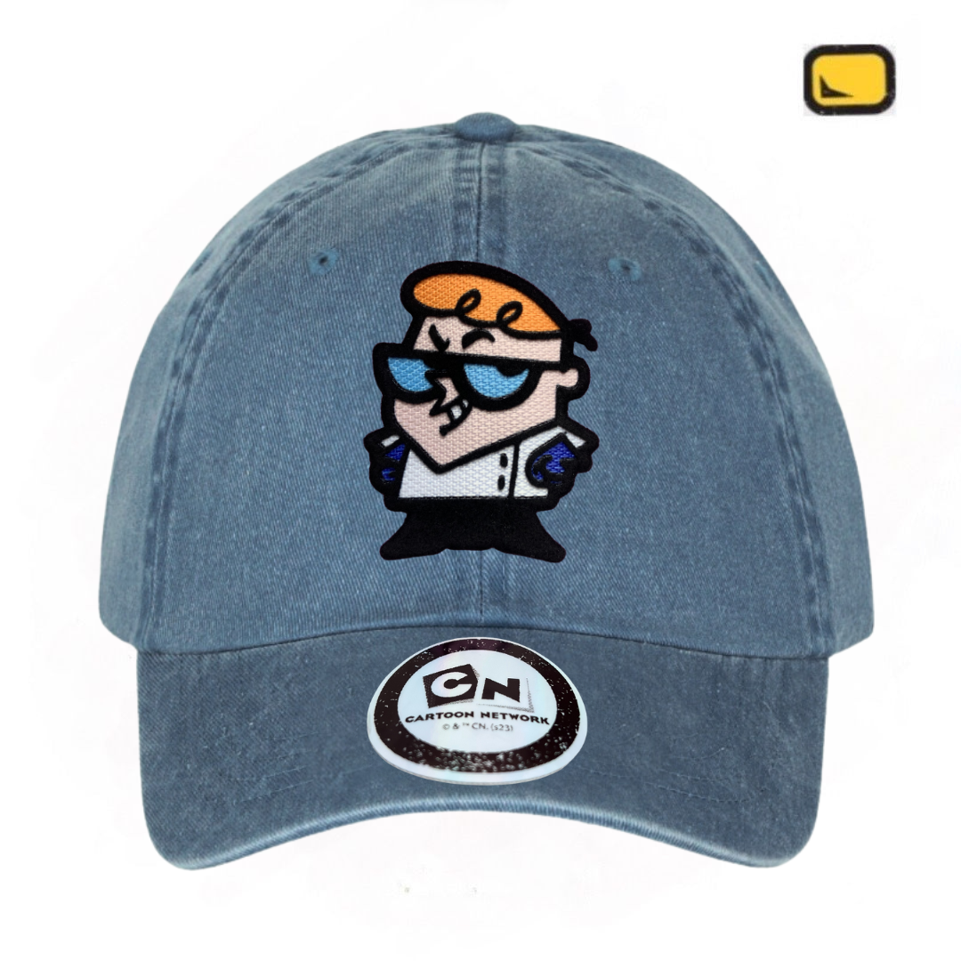 Gorra Cartoon Network Dexter’s Laboratory “Dexter” Azul Vintage