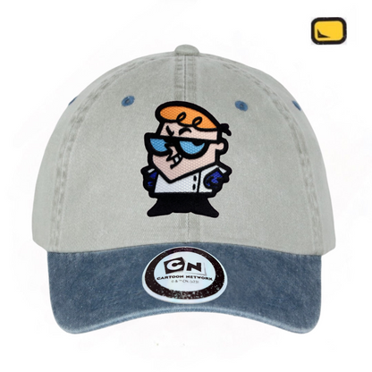 Gorra Cartoon Network Dexter’s Laboratory “Dexter” Beige-Azul Vintage