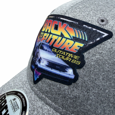 Gorra Back to the Future Outatime Tour 85 Gris Jaspe